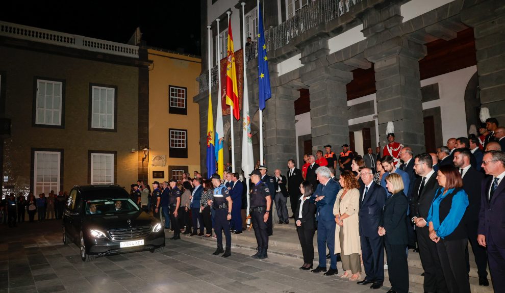 Las Casas Consistoriales de Las Palmas de Gran Canaria acogen la capilla ardiente de Jerónimo Saavedra | Foto: Ayuntamiento de Las Palmas de Gran Canaria