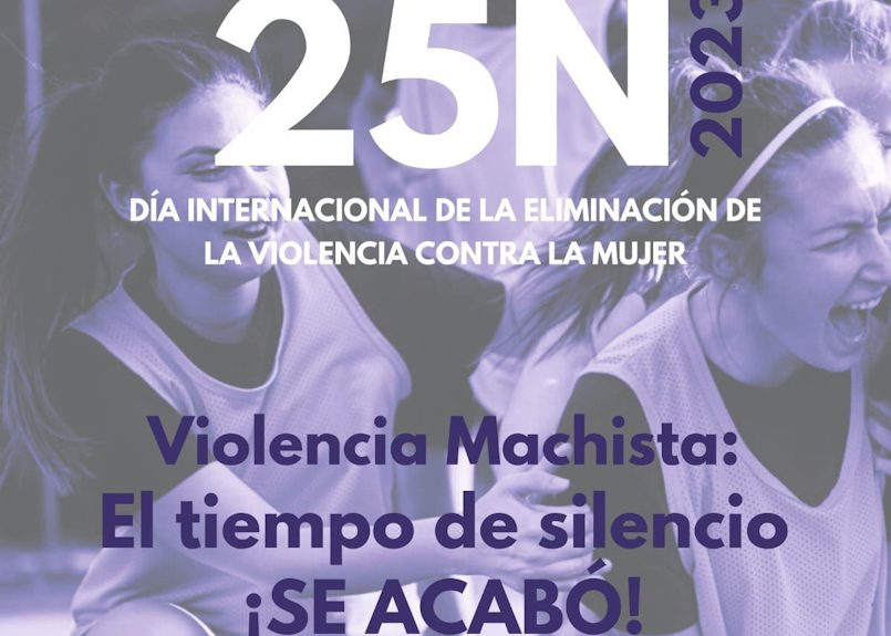 Cartel de la manifestación del 25-N de 2023 en Las Palmas de Gran Canaria