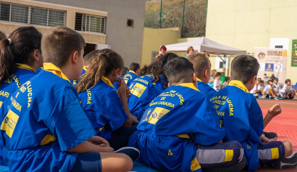 Escuela de Lucha Canaria | Foto: Federación de Lucha Canaria de Gran Canaria
