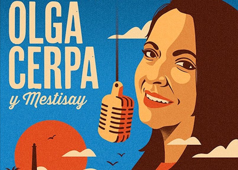 Cartel del concierto de Olga Cerpa y Mestisay en Maspalomas