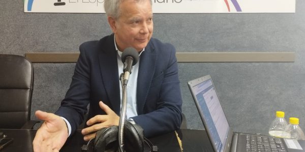 Chano Franquis en los estudios de El Espejo Canario