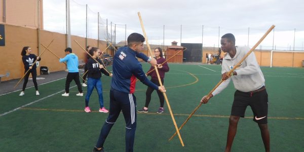 Jóvenes practicando deportes tradicionales | Foto: Cabildo de Fuerteventura