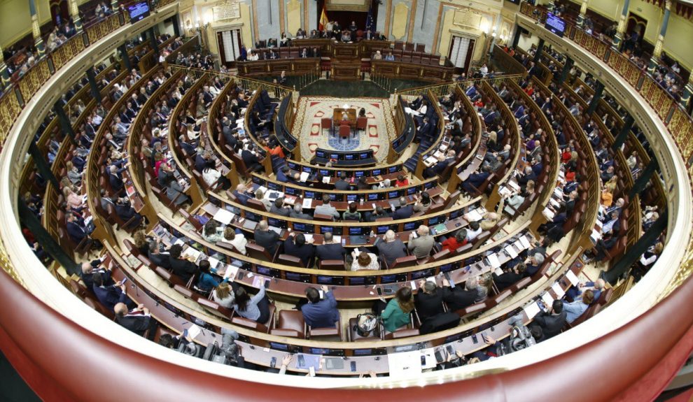 Pleno del COngreso durante la votación de la Ley de Amnistía