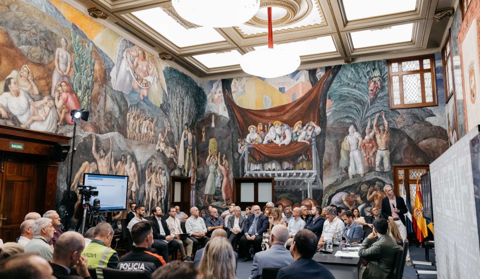 Debate sobre la movilidad en el Cabildo de Tenerife | Foto: Cabildo de Tenerife