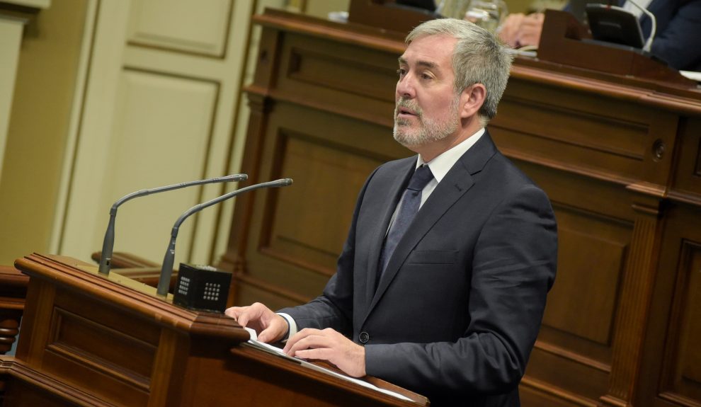 Fernando Clavijo durante el Debate sobre el Estado de la Nacionalidad | Foto: Gobierno de Canarias