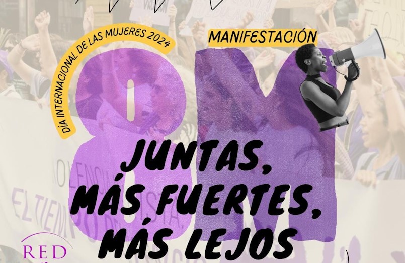 Cartel de manifestación del 8M en Las Palmas de Gran Canaria | Red Feminista de Gran Canaria