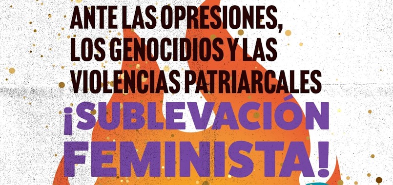 Cartel de Plataforma Feminista 8M Tenerife