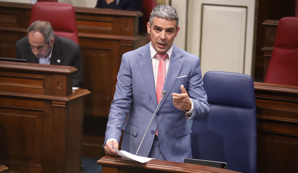 Narvay Quintero en una sesión parlamentaria | Foto: Gobierno de Canarias