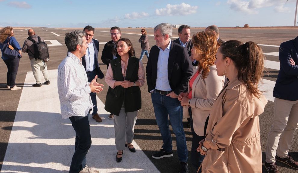 Visita de miembros del Gobierno canario al Parque Tecnológico de Fuerteventura | Foto: PTF