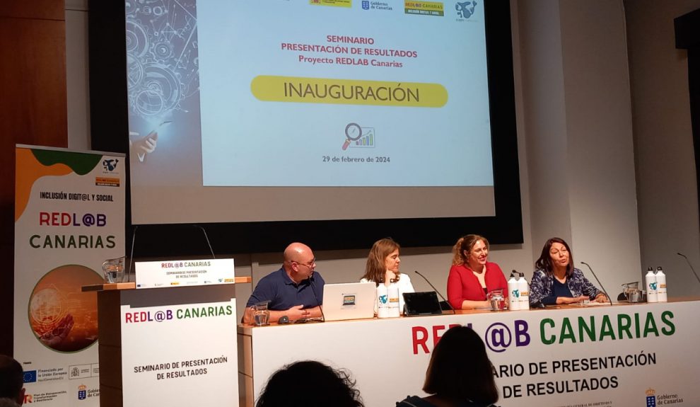 Presentación de los resultados de Redlab Canarias | Foto: EAPN Canarias