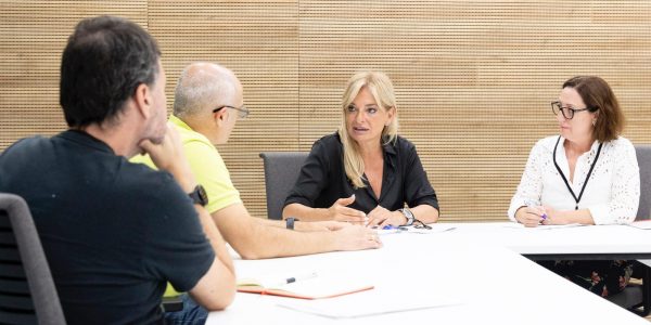 Reunión de la consejera Esther Monzón con representantes de CCOO | Foto: Gobierno canario