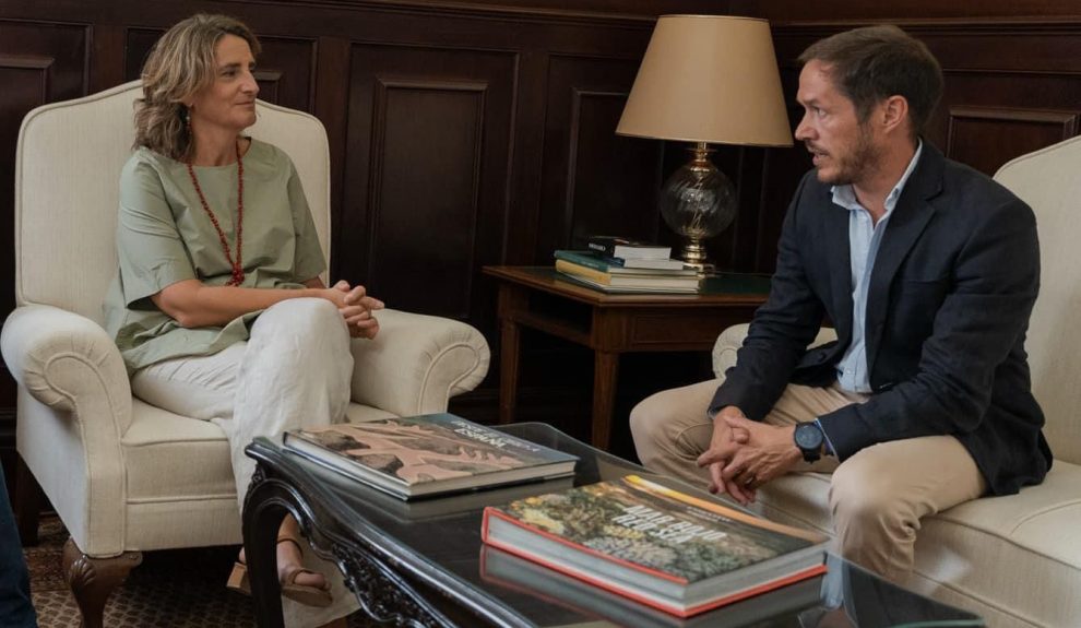 Mariano Hernández Zapata y Teresa Ribera | Foto: Gobierno de Canarias
