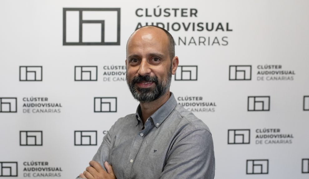 Rubén Zarauza, presidente del Clúster Audiovisual de Canarias | Foto: Imaco 89