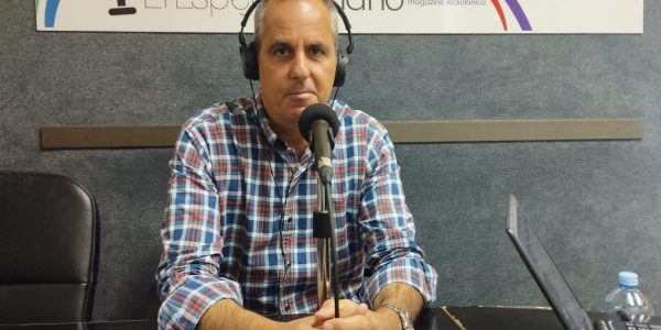 Miguel Jorge Blanco en los estudios de El Espejo Canario