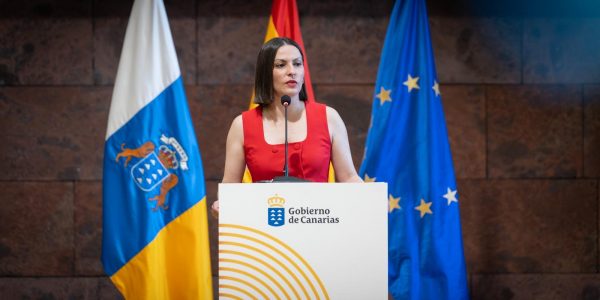 Migdalia Machín durante la presentación del Festival Starmus | Foto: Gobierno de Canarias