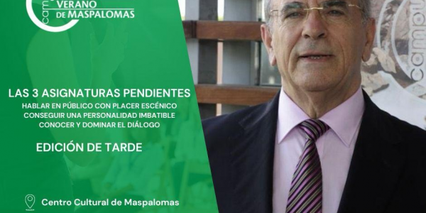 Curso de Ángel Lafuente en la Universidad de Maspalomas