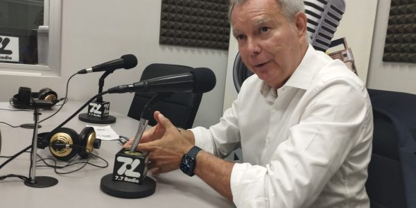 Chano Franquis en los estudios de El Espejo Canario