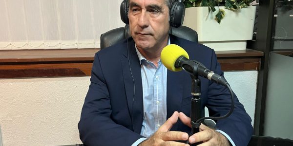 Francis Candil en los estudios de El Espejo Canario
