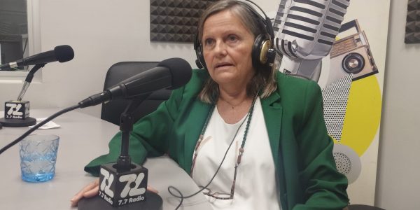 Maribe Doreste en los estudios de El Espejo Canario