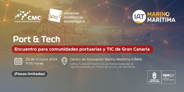 Cartel del encuentro ‘Port&Tech’