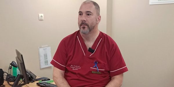 El doctor Mauricio Fantozzi en su consulta de Hospitales Universitarios San Roque | Foto: HUSR