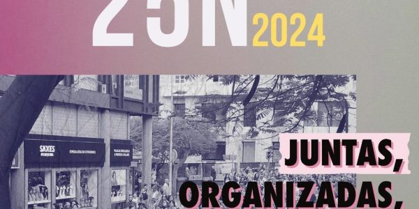 Cartel de la convocatoria del 25-N en Gran Canaria