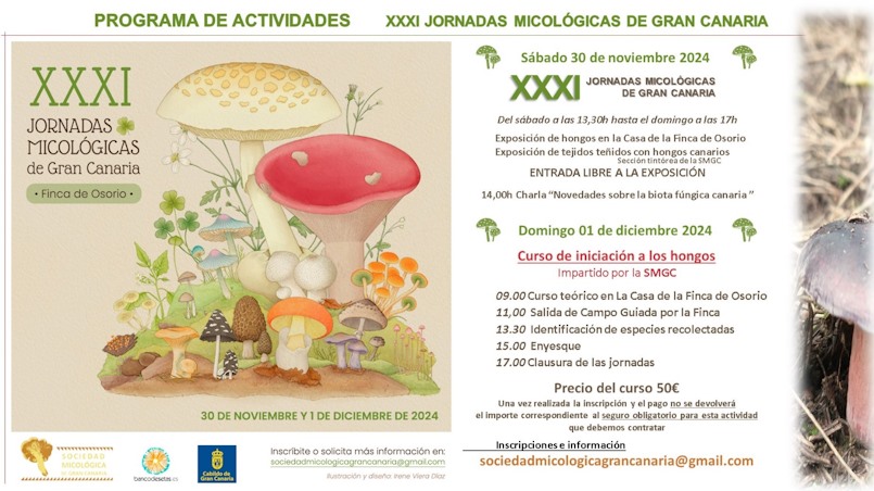 XXXI edición de las Jornadas Micológicas en Gran Canaria