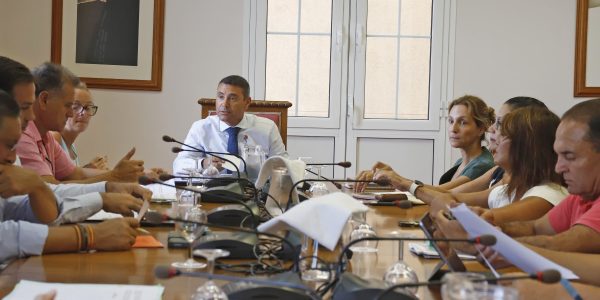 Reunión del Consorcio de Aguas de Lanzarote | Foto: Cabildo de Lanzarote
