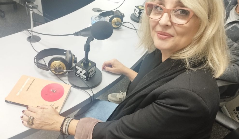 Susana de la Torre en los estudios de El Espejo Canario