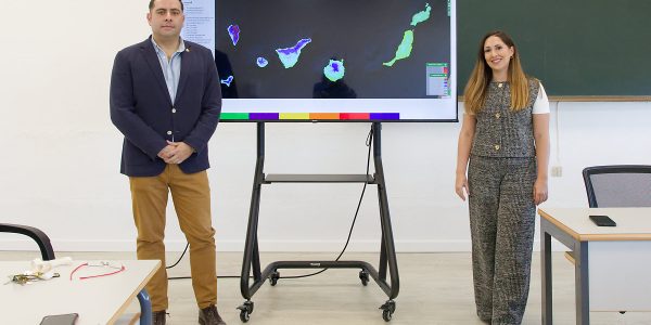 Los investigadores de la ULL Juan Carlos Santamarta y Noelia Cruz | Foto: Emeterio Suárez - ULL
