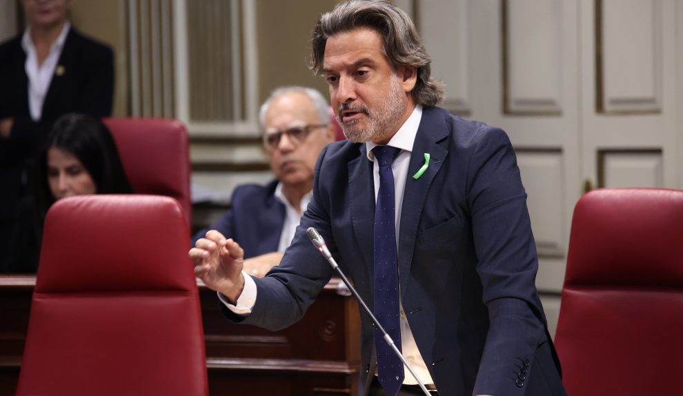 Gustavo Matos en el Parlamento de Canarias | Foto: Parcan