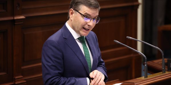 Nicasio Galván durante el debate | Foto: Parcan