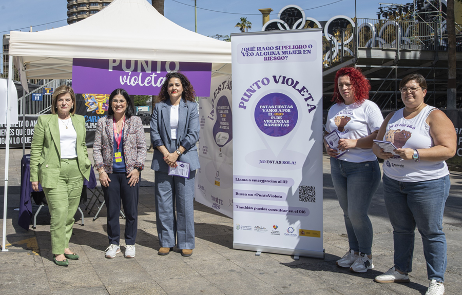 Presentación de los puntos violetas en el Carnaval de Las Palmas de Gran Canaria 2025
