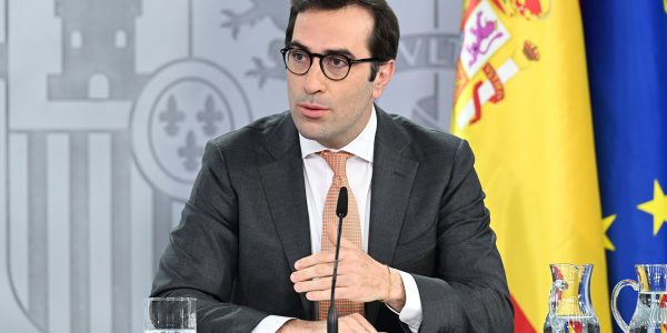 Carlos Cuerpo en una comparecencia de prensa | Foto: Borja Puig - Moncloa