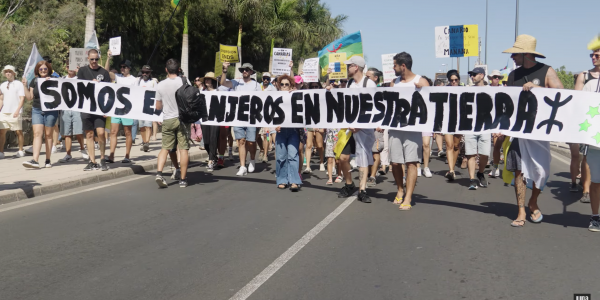 Manifestación del 20 de octubre de 2024 en Maspalomas | Foto: Una y Medio