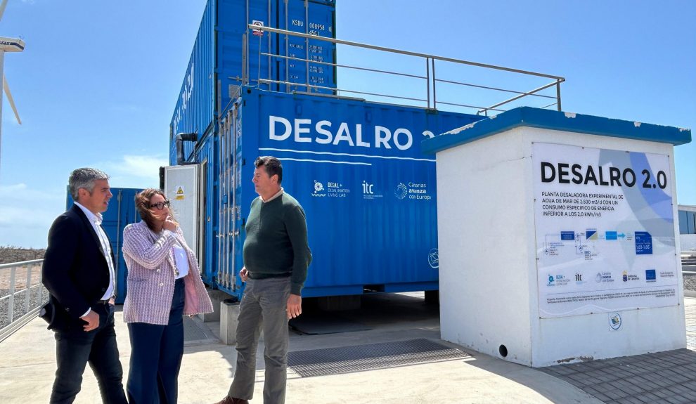 Visita a las instalaciones del Instituto Tecnológico de Canarias (ITC) en Pozo Izquierdo | Foto: Gobierno de Canarias