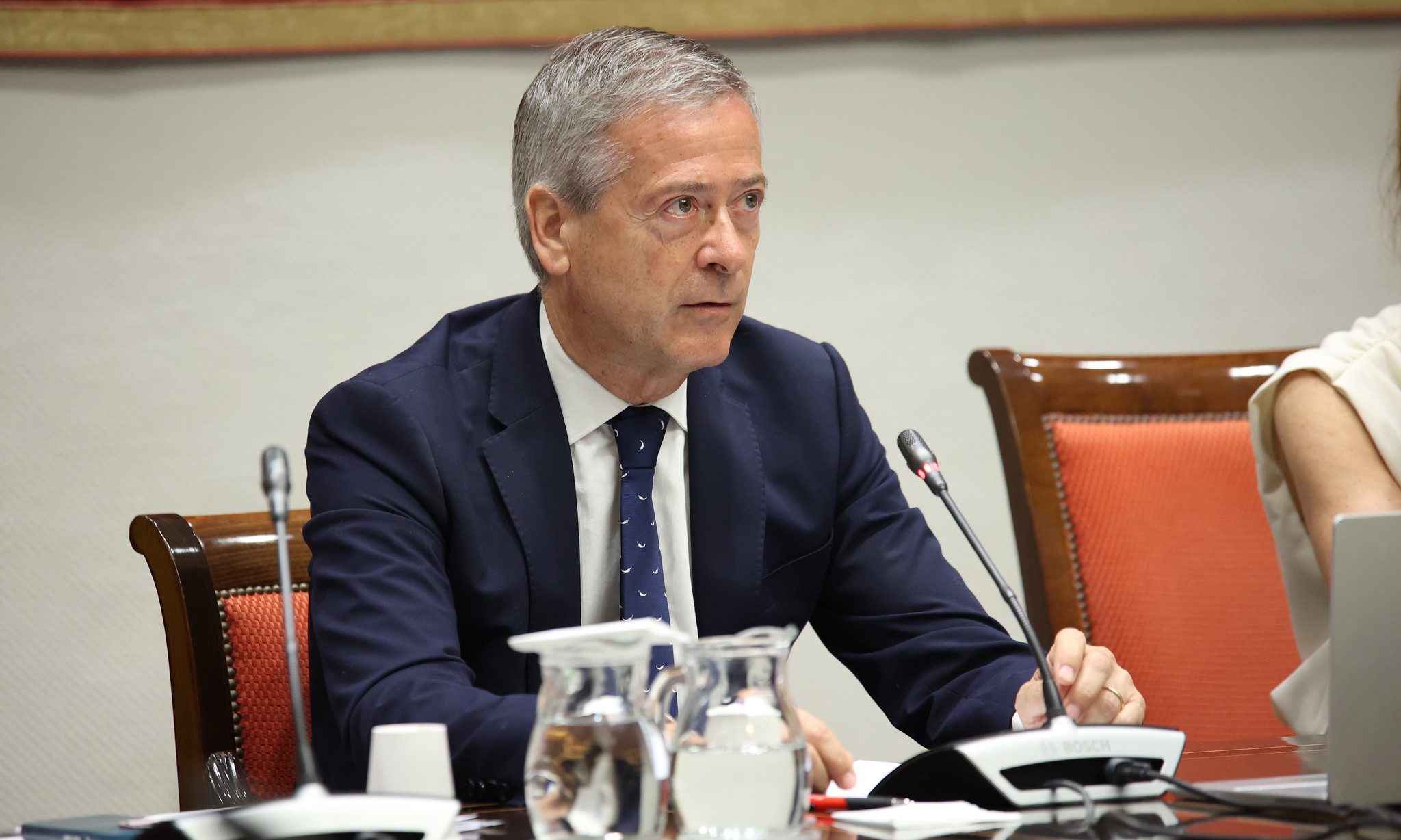 Agustín Manrique de Lara en la comisión del Parlamento sobre el REF | Foto: Parcan Agustín Manrique de Lara en la comisión del Parlamento sobre el REF | Foto: Parcan