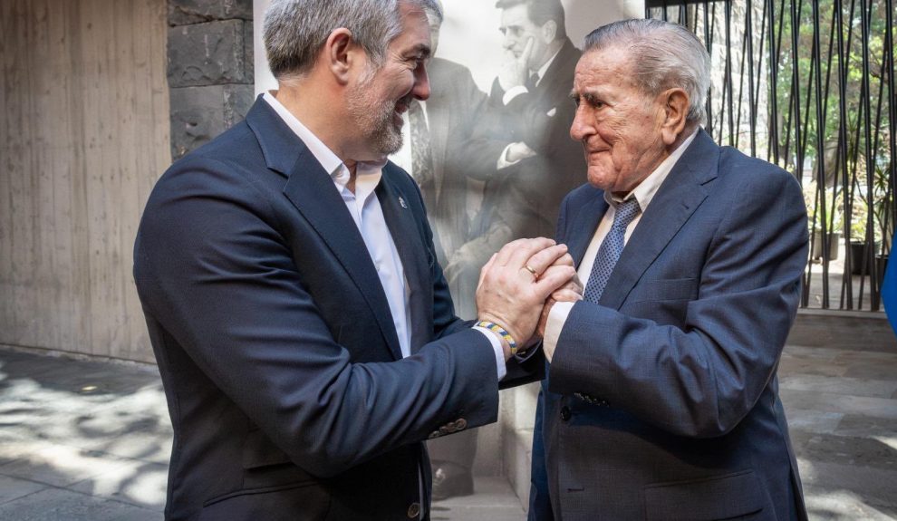 Fernando Clavijo y Manuel Hermoso | Foto: Gobierno de Canarias