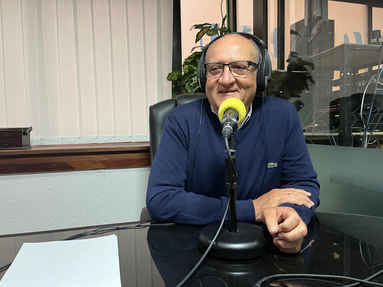José Carlos Rendón en los estudios de El Espejo Canario José Carlos Rendón en los estudios de El Espejo Canario