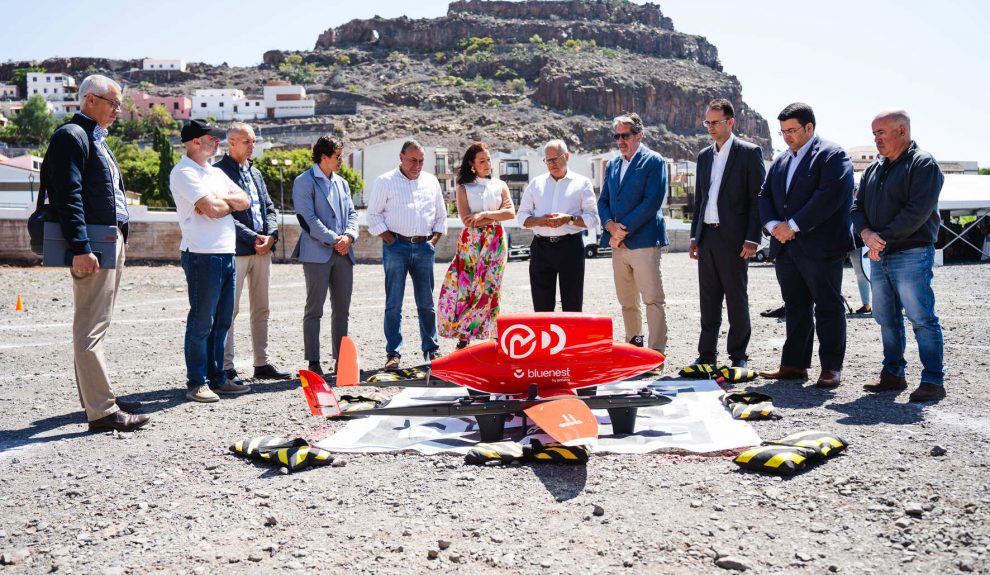 Presentación del dron en La Gomera | Foto: Cabildo de La Gomera