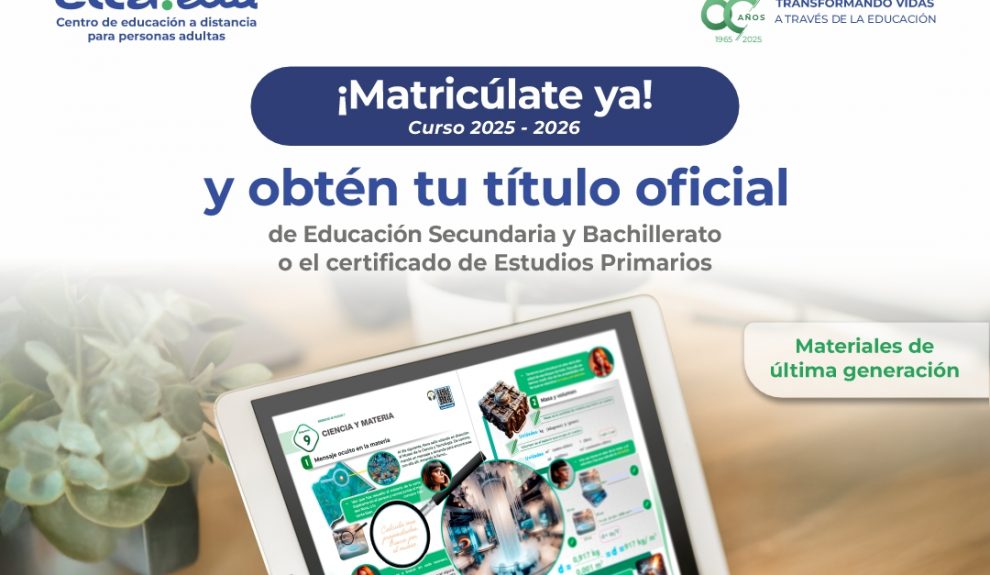 Ecca.edu abre el periodo de matrícula para el curso 2025-2026