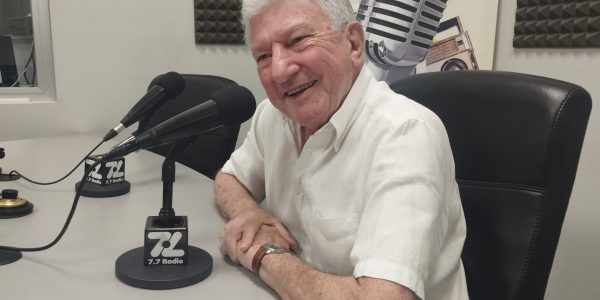 Pedro Quevedo en los estudios de El Espejo Canario