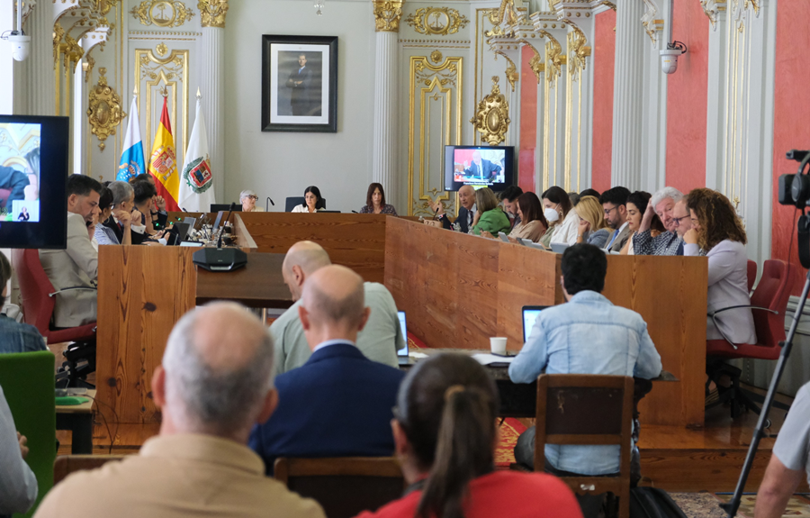 Pleno del AYuntamiento de Las Palmas de Gran Canaria | Foto: Ayuntamiento de LPGC