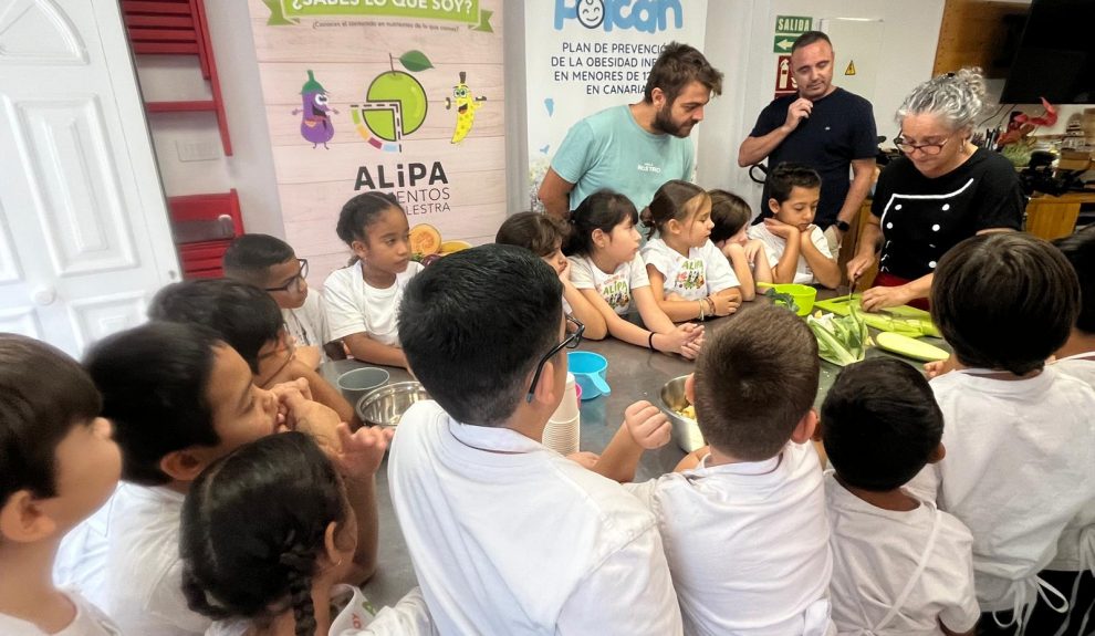 Talleres de alimentación saludable para alumnos de primaria dentro del programa Alipa | Foto: Gobierno de Canarias