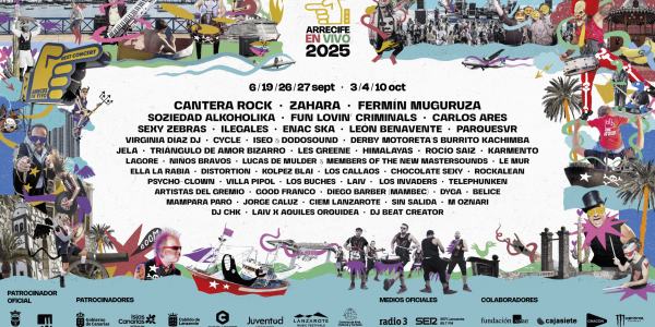 Cartel de Arrecife en Vivo 2025