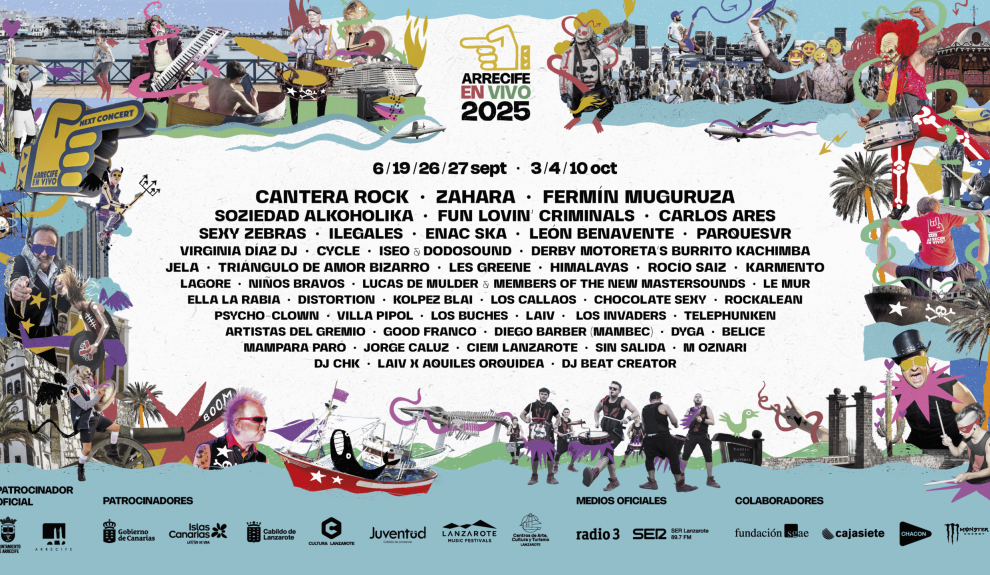 Cartel de Arrecife en Vivo 2025