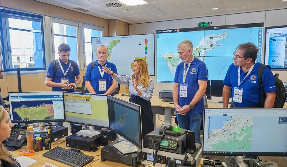 El Cabildo de Tenerife recibe a los equipos europeos que supervisarán la respuesta de la isla en el simulacro volcánico | Foto: Cabildo de Tenerife