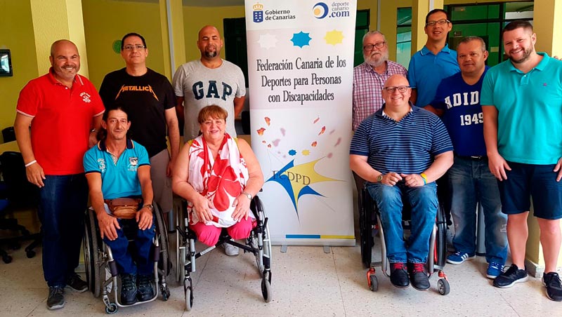 Miembros de la Federación Canaria de los Deportes para Personas con Discapacidad | Foto: FCDPD
