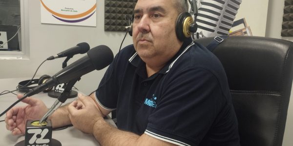 Jorge Santana en los estudios de El Espejo Canario