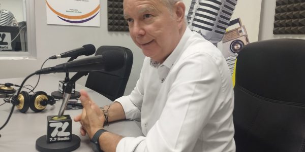 Chano Franquis en los estudios de El Espejo Canario